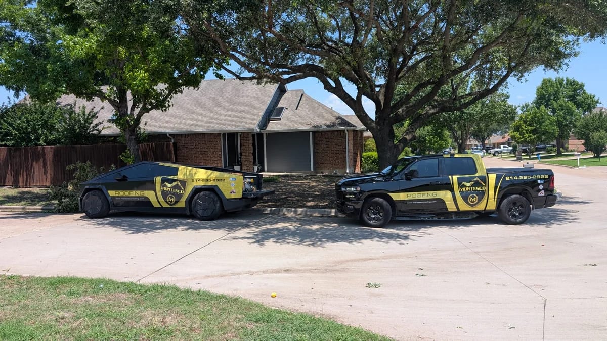 Roof restoration project showing renewed and repaired roofing surface